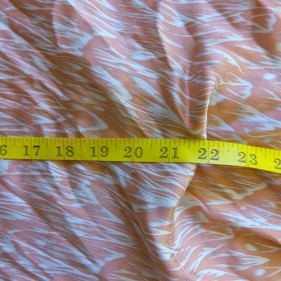 SW3 silk blouse white orange - Picture 8 of 8